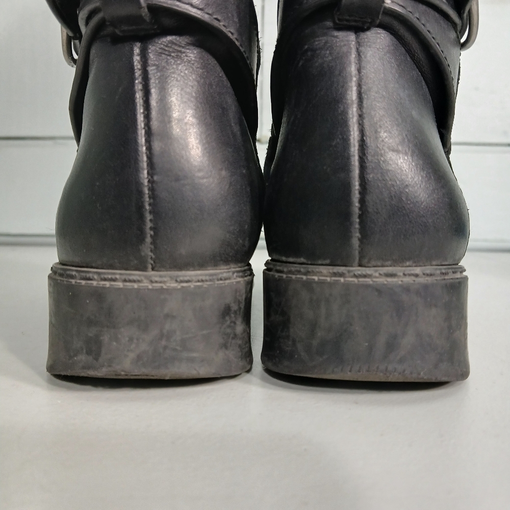 COACH Women's Ruby Horse and Carriage Buckle Leather Boots - Picture 7 of 12